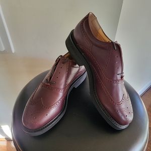 NWT NEW Burgundy Calf Golf Shoes, Size 8.5M, Italy